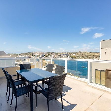 Апартаменты Lux Sea Front Penthouse With Breathtaking Views In St Pauls By 360 Estates Сент-Полс-Бей Экстерьер фото