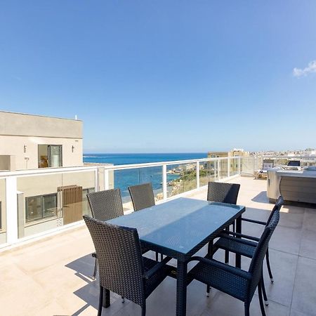 Апартаменты Lux Sea Front Penthouse With Breathtaking Views In St Pauls By 360 Estates Сент-Полс-Бей Экстерьер фото